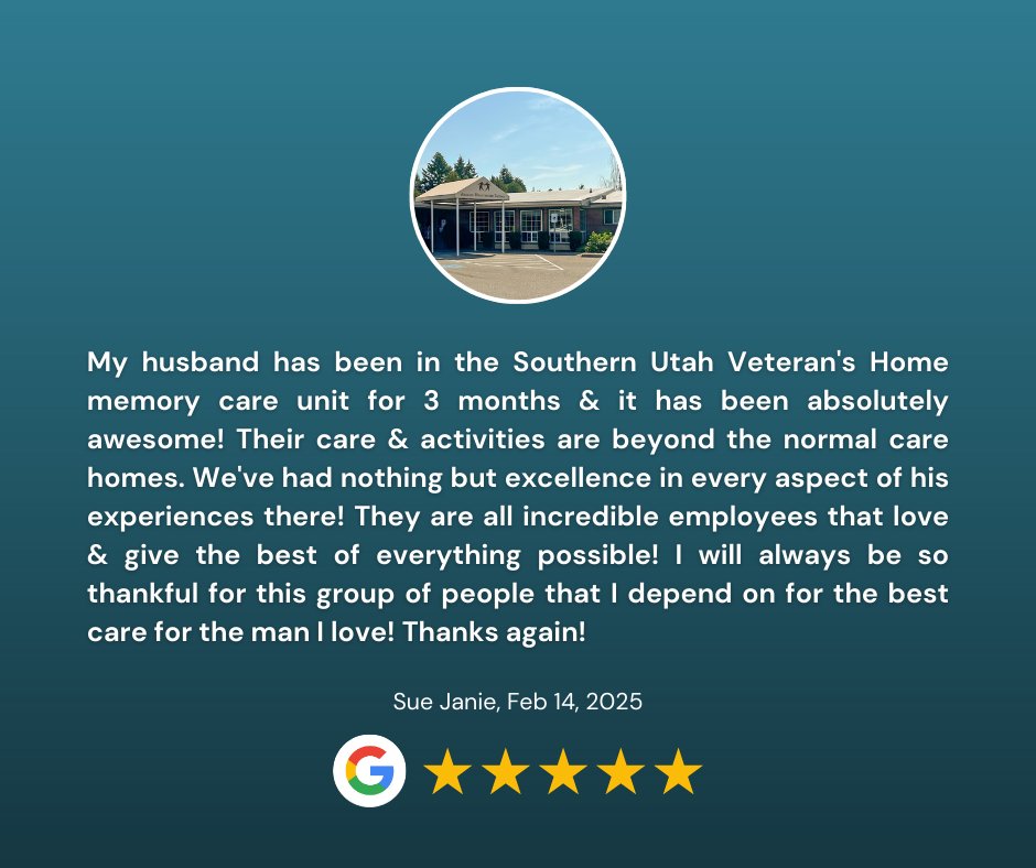 avalonhcgroup's tweet photo. Thank you, Sue, for your kind words! We are dedicated to providing quality care for veterans every day. Way to go, SUVH team! https://t.co/bRFv0tWrmQ