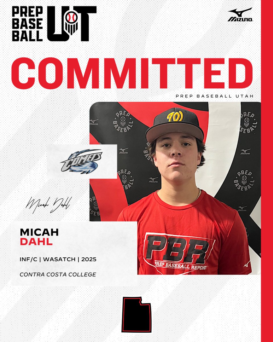 🚨𝐂𝐎𝐌𝐌𝐈𝐓𝐌𝐄𝐍𝐓 𝐀𝐋𝐄𝐑𝐓🚨

'25 INF/C Micah Dahl (Wasatch) has announced his commitment to Contra Costa College.

Profile➡️ loom.ly/NGx3hEY
Commitment Board➡️ loom.ly/XlKArhA

<a href="/Micah_Dahl3/">micah dahl</a> | #BeSeen