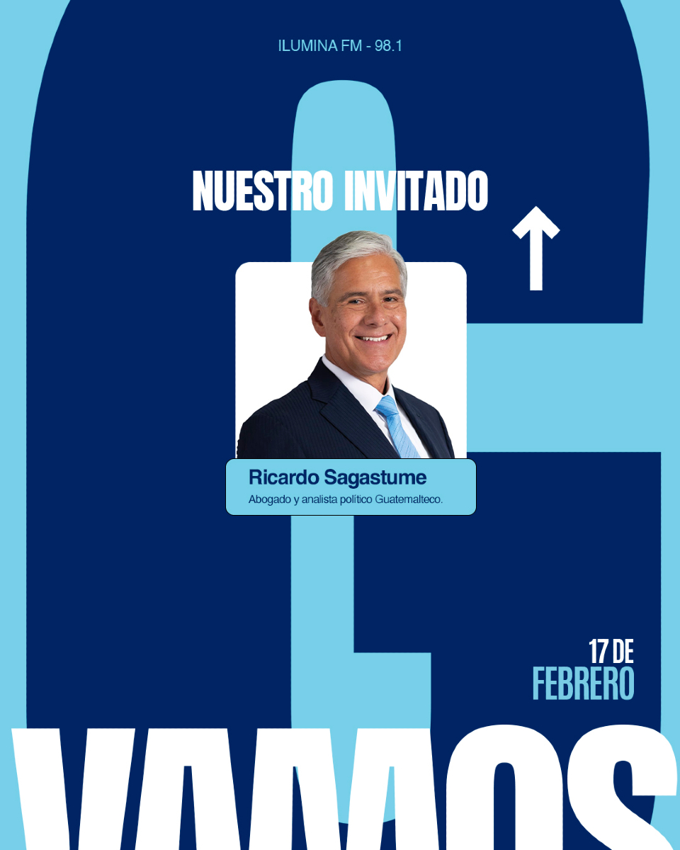 📢 Hoy en #VamosGuate 📢
Acompáñanos a las 17:30hrs para analizar la elección del colegio de colegio de abogados y la repercusión política 🇬🇹

Sintoniza y mantente informado en IluminaFm 98.1 ¡Te esperamos! 🎙️📻