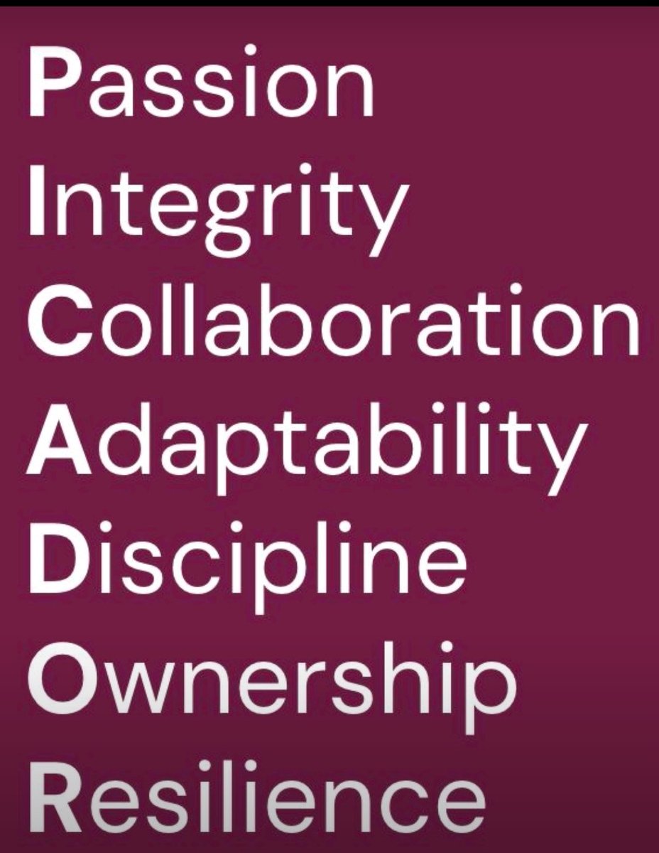 Estos son los valores básicos para tener éxito