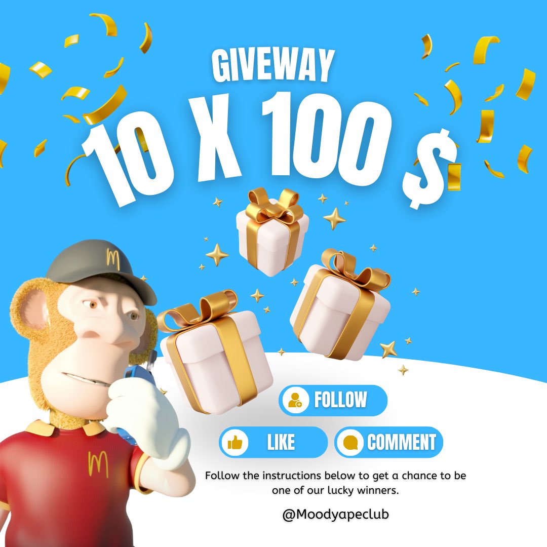 To celebrate the launch of the miniseries we are excited to do a giveaway of 10x100$ 

More details on the official YouTube channel : youtube.com/watch?v=p4krL7…