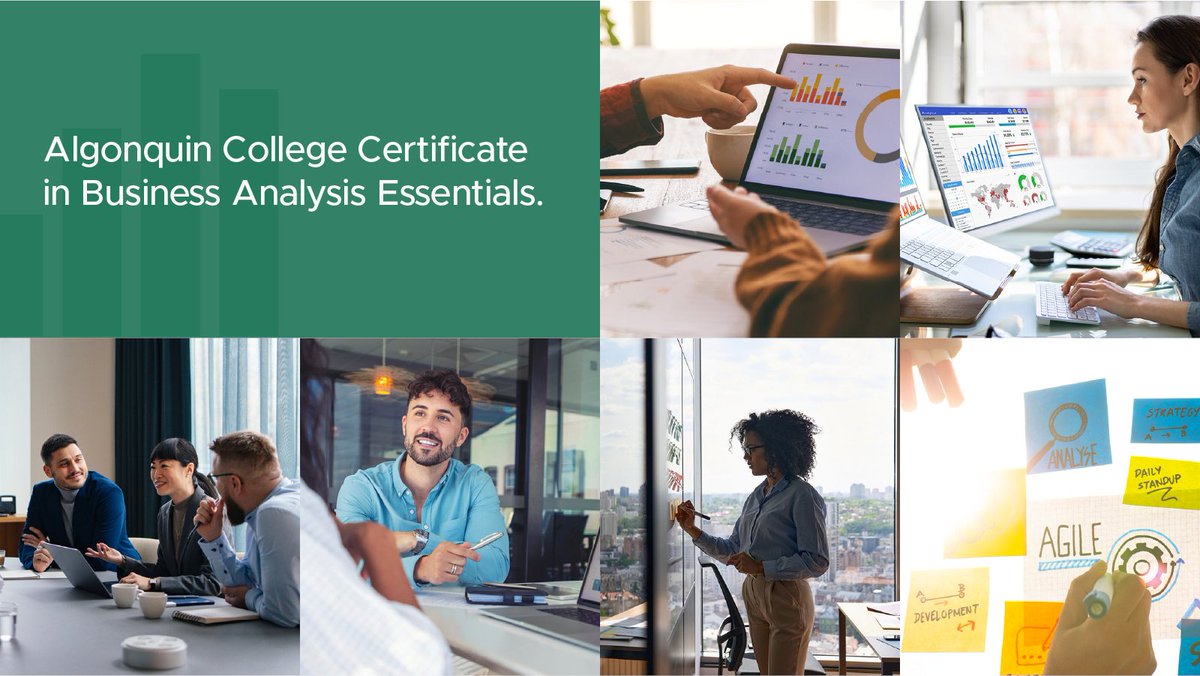 AC_CorpTraining's tweet photo. Master the essentials of business analysis this March! 

We have 6 Business Analysis Essentials courses available next month. Complete all 7 courses in the BAE program to earn an Algonquin College Certificate in Business Analysis Essentials.

Learn More: 
https://t.co/9eZC3dULC7 https://t.co/Zqk7pawgQS