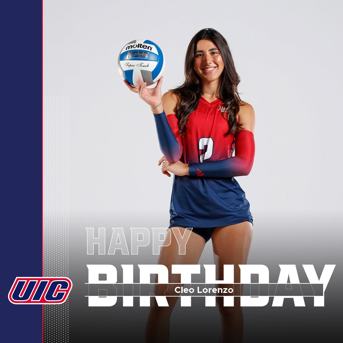 UIC_Volleyball's tweet image. We want to wish Happy Birthday to Cleo Lorenzo!
We hope you have a great day Cleo 🎂🎁
#ChicagosCollegeTeam 🏐🔥