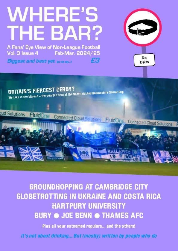 Wheresthebaruk's tweet image. The latest edition of Where's The Bar? is out now! Plenty of other non-league stuff past and present!
Written by fans, for fans

Available online from wheresthebar.co.uk Note you can now choose between paper and PDF options and back issues are also available……. #nonleague