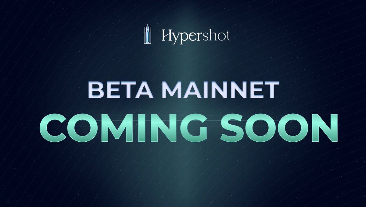 Hypershot (@hypershot_xyz) on Twitter photo Hypershot Closed Beta Coming Soon
The most advanced Trading Terminal on Hyperliquid EVM is preparing for its exclusive private Mainnet launch across HypurrFun, LiquidLaunch and others.
Early access means a first-mover advantage, powered by $HYPE 🧵⬇️ Hypershot Closed Beta Coming Soon
The most advanced Trading Terminal on Hyperliquid EVM is preparing for its exclusive private Mainnet launch across HypurrFun, LiquidLaunch and others.
Early access means a first-mover advantage, powered by $HYPE 🧵⬇️