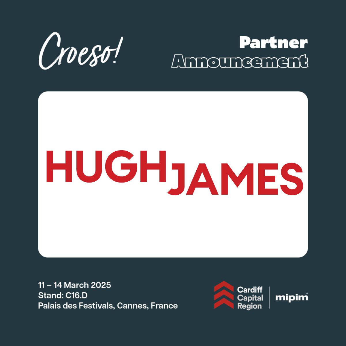 🏠 As proud partners of Cardiff Capital Region, we’re excited to join them in Cannes again for next month’s MIPIM conference, representing Wales’ thriving property, construction, and investment sectors.