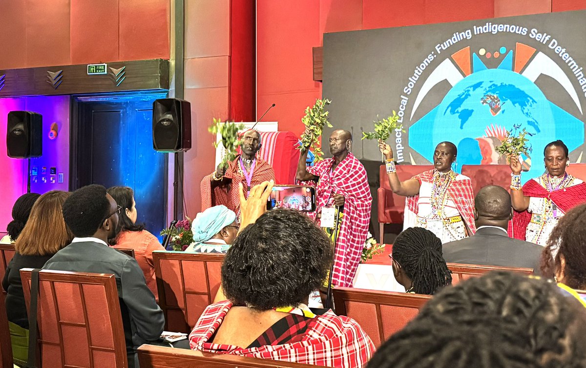 DLCI_Kenya's tweet photo. A powerful start to the #IFIPGlobalConference2025!
As Scott-Enns, I (2020) notes, "English is inadequate to accurately describe and wholly capture the diversity of Indigenous worldviews on philanthropy and the values that guide their work."
The opening ceremony was graced by Maasai elders, setting the tone with rich cultural blessings. The sessions that followed sparked deep reflections on Indigenous philanthropy, rooted in ancestral knowledge, language, and values of giving and sharing.
What a great day of learning, sharing, and strengthening partnerships for impactful funding.
#IFIP2025
#IFIPat25
#IFIPGlobalConference2025
@christensenfund @JMokku @IFIP @Kenya_IMPACT