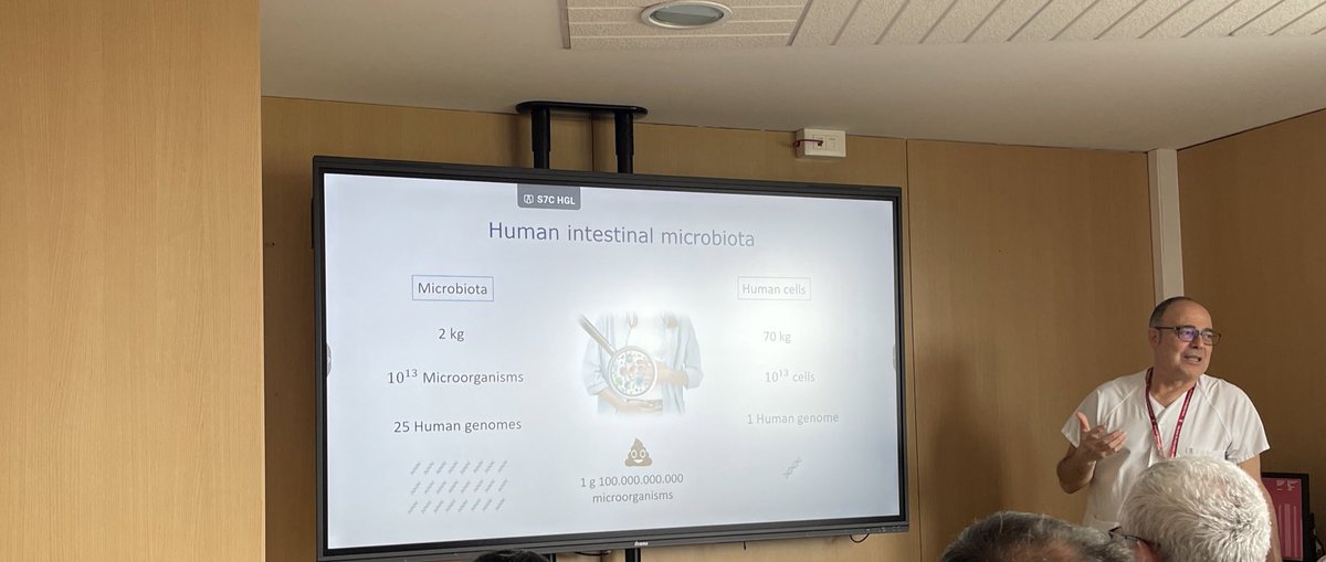 El Dr. <a href="/JordiGuardiolac/">Jordi Guardiola</a> ens ha parlat del potencial paper de la microbiota en la modulació i tractament de la #IBD o malaltia inflamatòria intestinal.