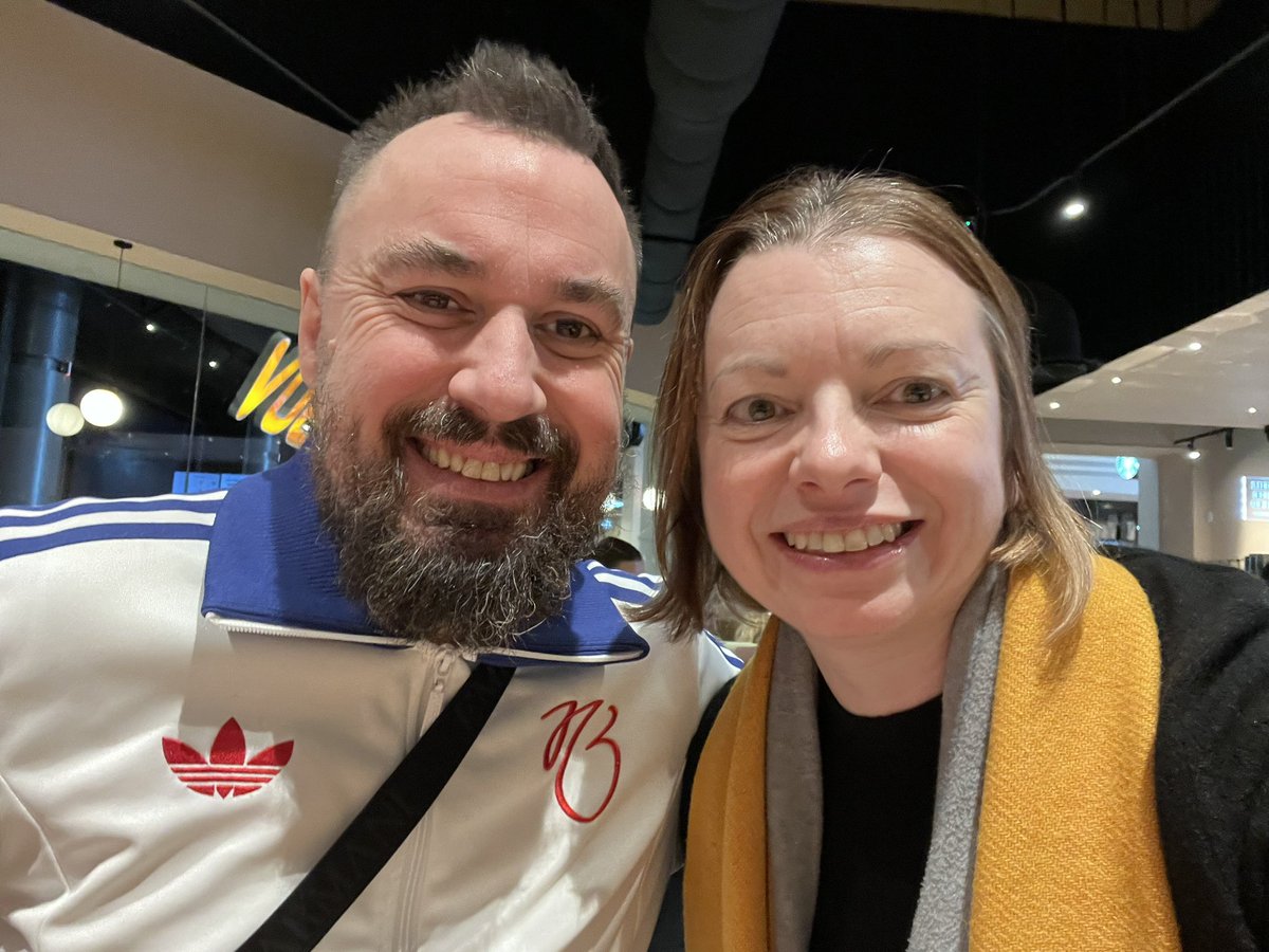 Great to meet up with <a href="/MartinHibbert/">Martin Hibbert</a> today, making plans for his appearance at Telling Tales on 26 March. 

Tickets available now from <a href="/ChorleyTheatre/">Chorley Theatre 🎭</a>