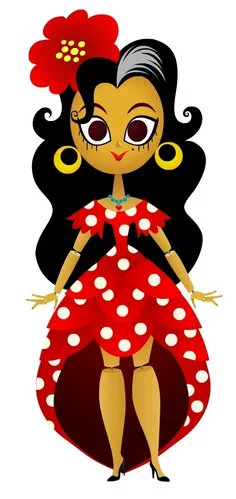 How much do I love Tongolele? Carmen's white hair streak in The Book of Life was inspired by  