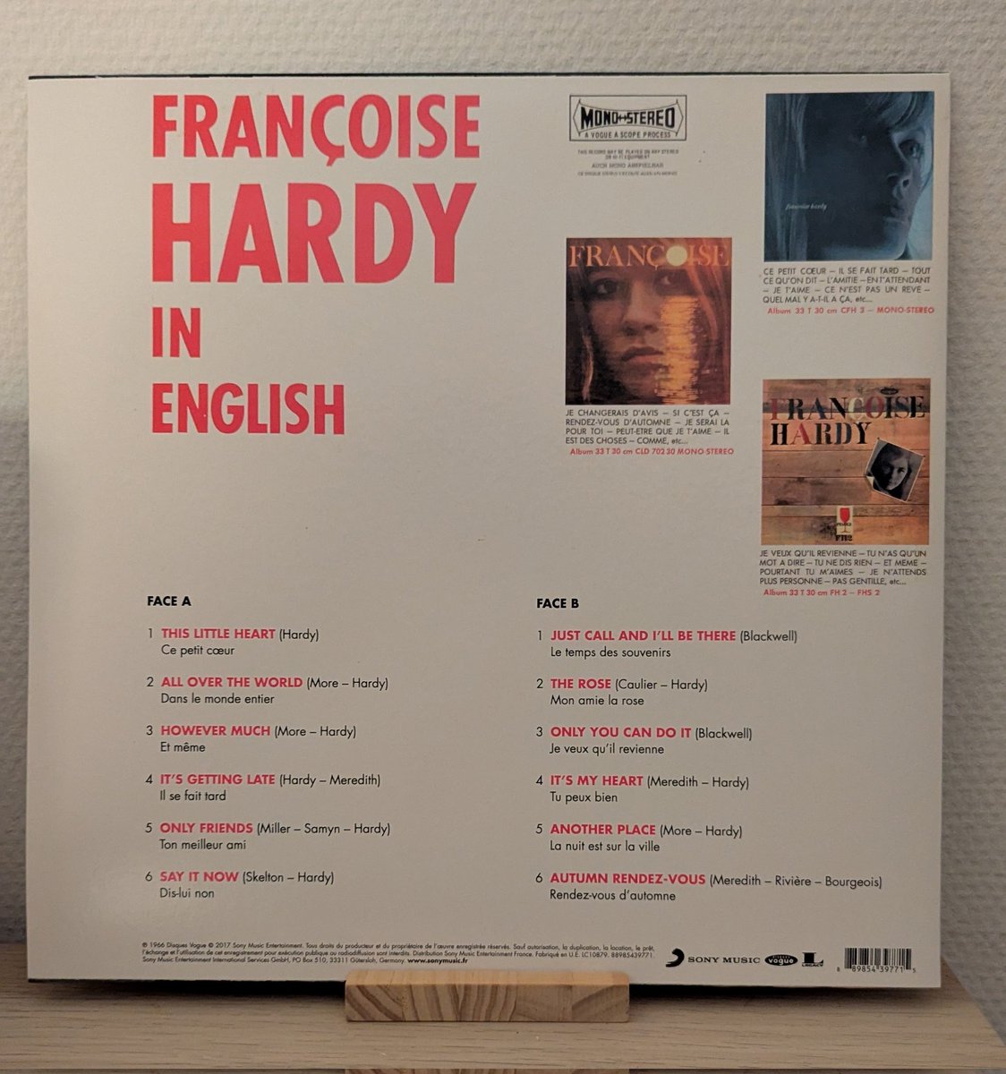 Ce soir c'est les 60's dans la maison.
Françoise Hardy, Françoise Hardy in English, 1966
