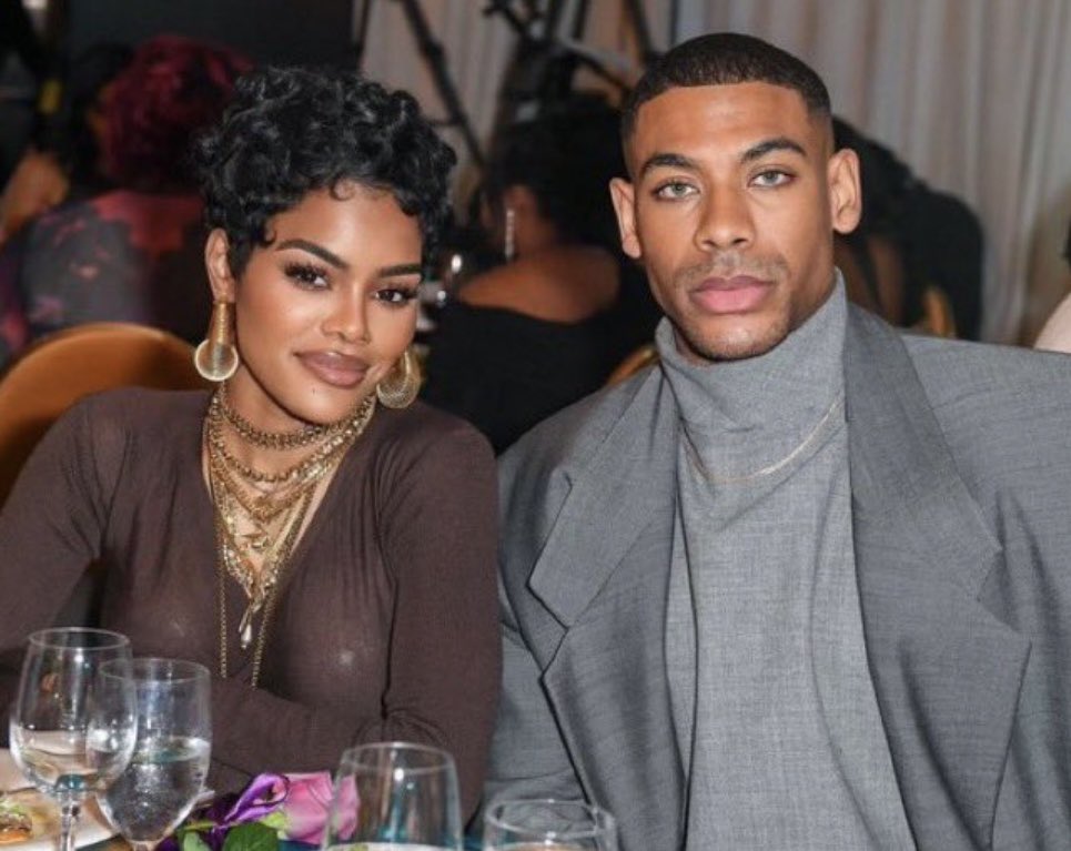 Teyana Taylor and Aaron Pierre might be together. Whether it's for PR or  not, it's kind of good look. This explains why Teyana's bestie, Lori Harvey,  shut down the idea of dating