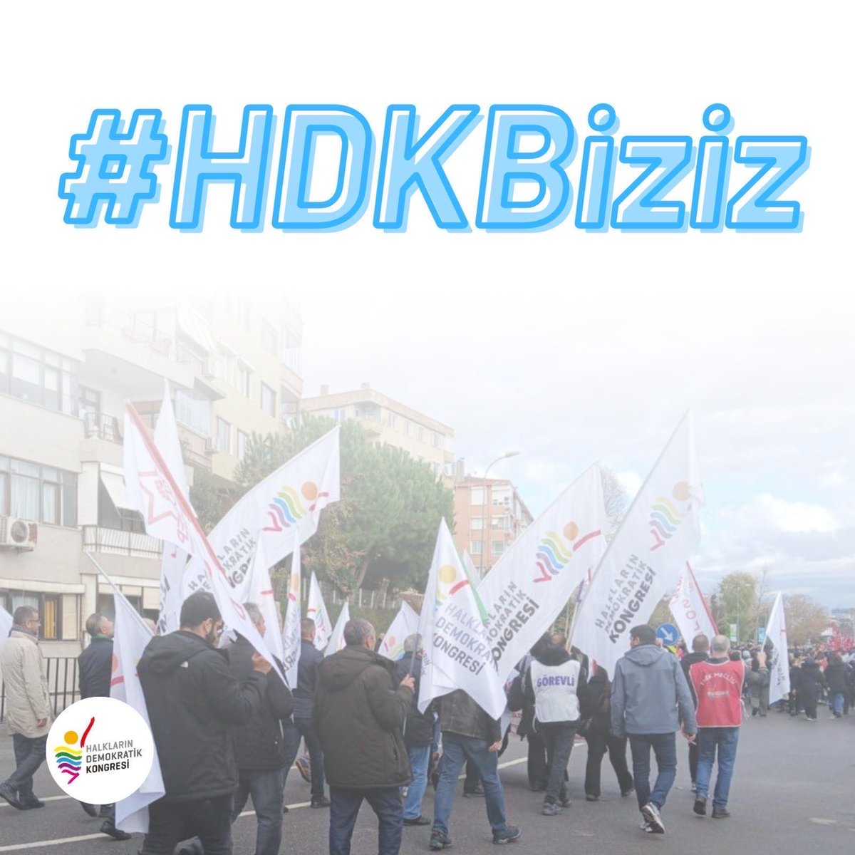 #HDKBiziz demokratik siyaset suç değil, hepimiz bu mücadelenin bir parçasıyız! Demokratik modernite güçlerinin birlikteliği olan HDK’yi sonuna kadar savunacağız, örgütleyip büyüteceğiz!