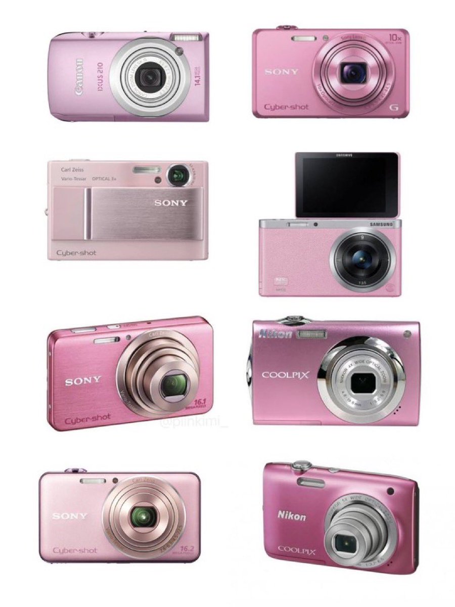 untitledallure's tweet photo. pink digital cameras https://t.co/seZHb959Nn