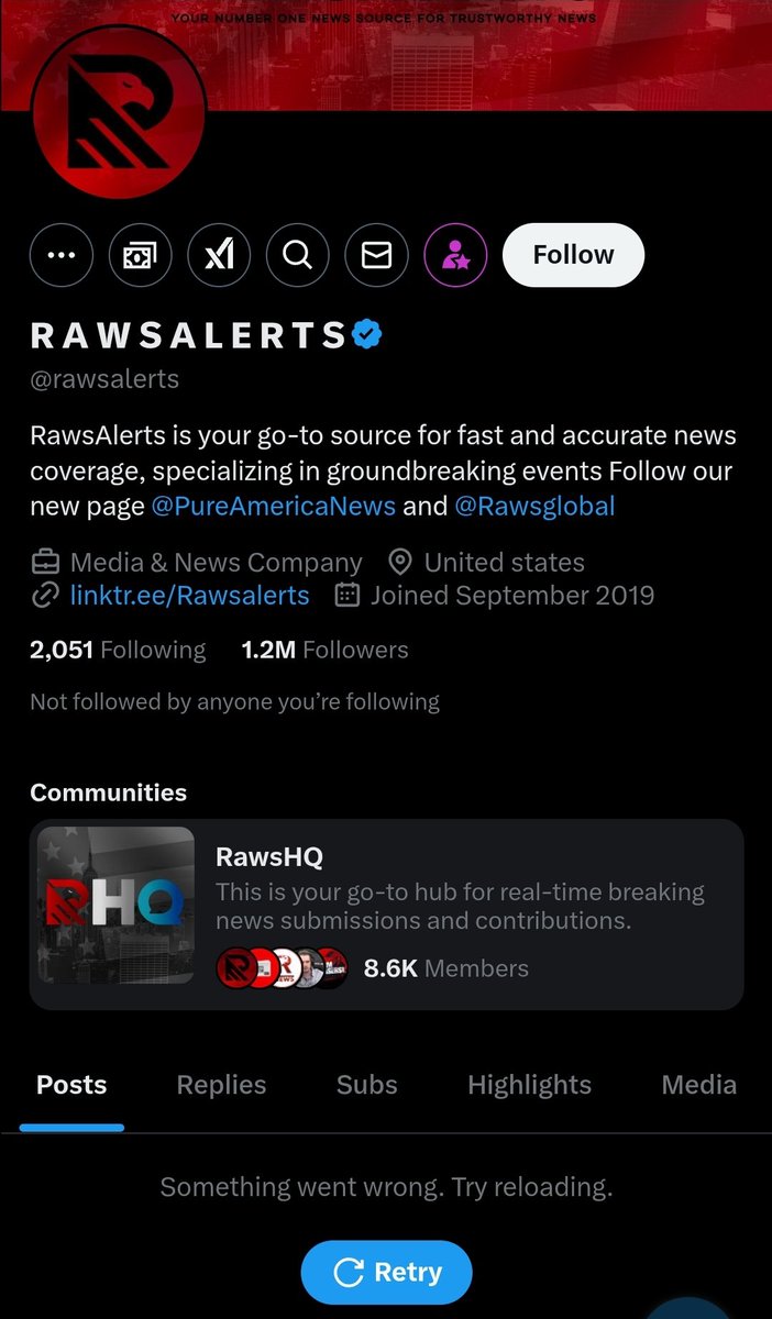 DennisTrollsYu's tweet photo. 🚨#BREAKING: RAWSALERTS disappears without a trace https://t.co/JhOXOaXuUt