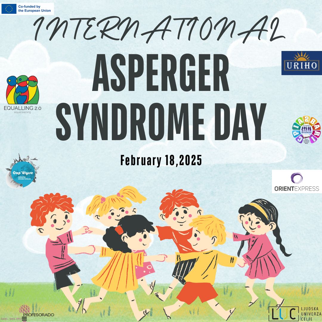 February 18th, we celebrate International #aspergersyndrome day. 
<a href="/CpepaCella/">CPEPA de Cella</a> <a href="/angelsanzbriz/">Centro de Profesorado Ángel Sanz Briz</a> <a href="/sepiegob/">SEPIE</a> #ErasmusPlus #Erasmus #adulteducation #epale #internationalasperger