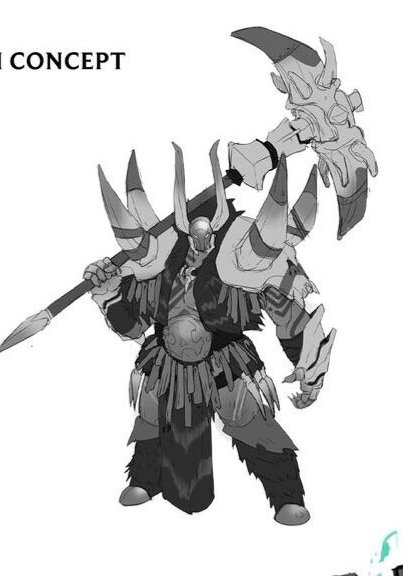 The original Human Mordekaiser concepts...