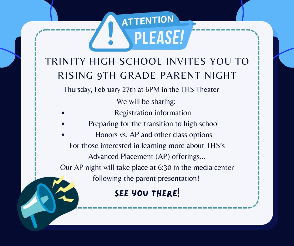Trinity High School tweet media