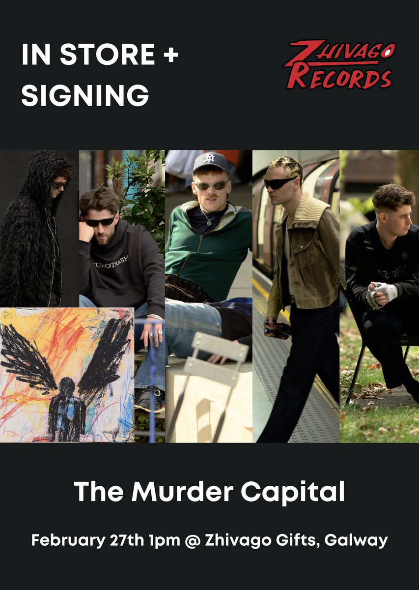 The Murder Capital in store &amp; album signing!

February 27th @ 1pm 

Tickets:

irelandvinyl.com/products/the-m…