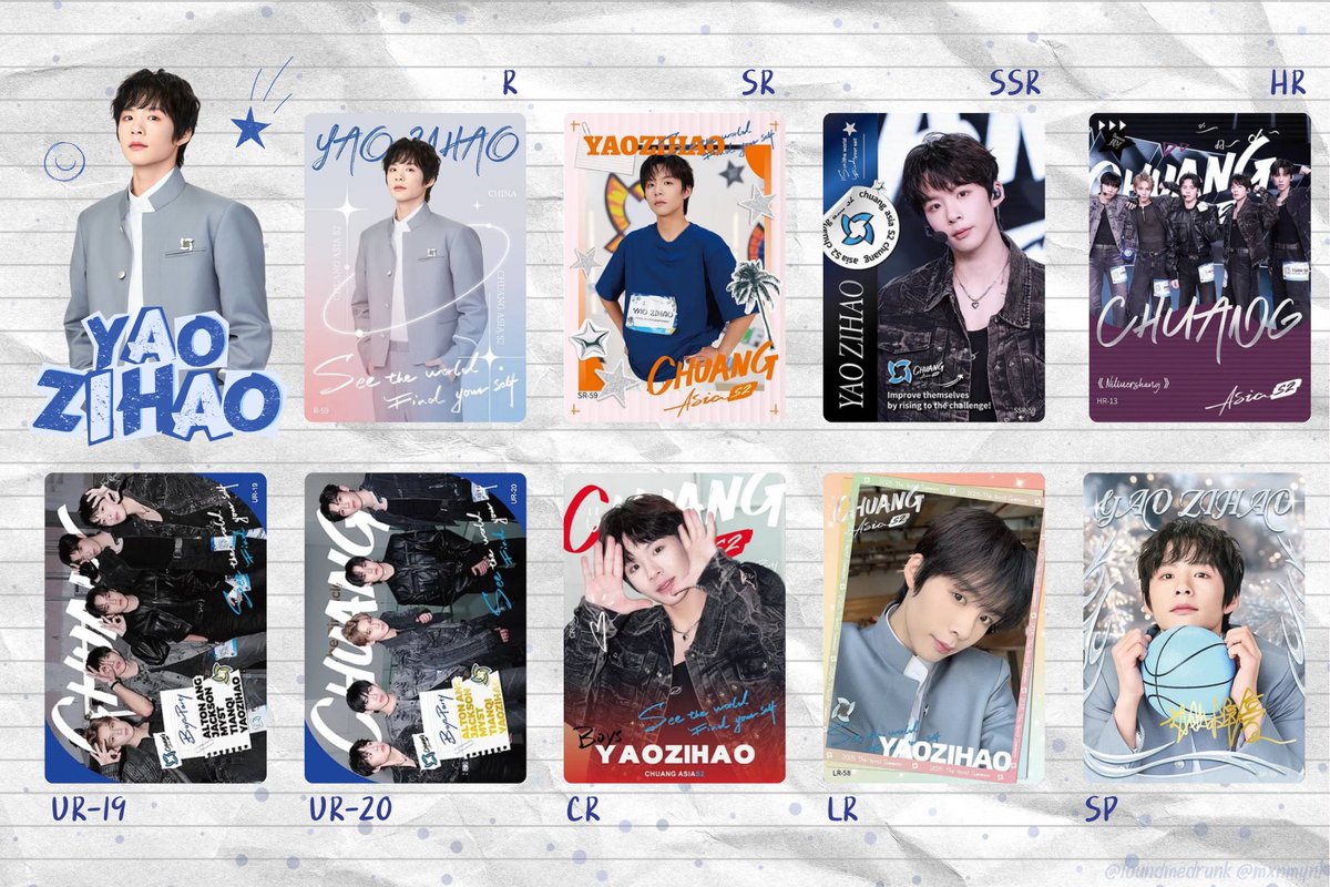 foundmedrunk's tweet photo. Chuang Asia 2 (2025)
Starry dreams collectible cards

  ִ ✦    .   Yao Zihao   ⊹   ❜ ᵎ
card template 

— feel free to save and use *

( #Yaozihao #ตลาดนัดchuangasia 
#ตลาดนัดCHUANGAsiaS2 #ตลาดนัดCHUANGASIA2025 ) https://t.co/x4rQLBc2zg