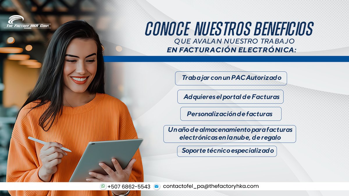 the_factorypac's tweet photo. Tu confianza es nuestro mayor logro. Juntos, seguimos construyendo un futuro digital más eficiente.
¡Gracias por ser parte de esta gran familia! ¿Quieres saber más sobre nuestras soluciones? Déjanos tus preguntas en los comentarios. 
¡Pide una asesoría ahora!
📞+507 6862. 55.43 https://t.co/sljEbYBXSE