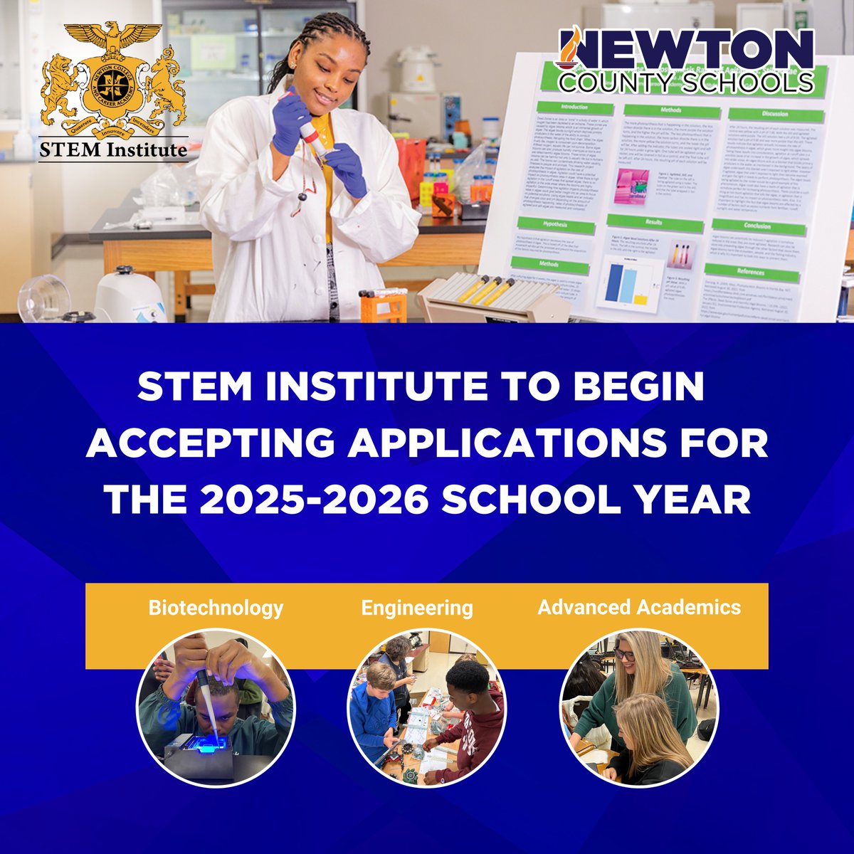 NCSS (@newtoncoschools) on Twitter photo <a href="/NCCA_STEM/">NCCA STEM Institute</a> is now accepting applications for the 2025-2026 school year!
Read our article for more details: newtoncountyschools.org/departments/pu… <a href="/NCCA_STEM/">NCCA STEM Institute</a> is now accepting applications for the 2025-2026 school year!
Read our article for more details: newtoncountyschools.org/departments/pu…