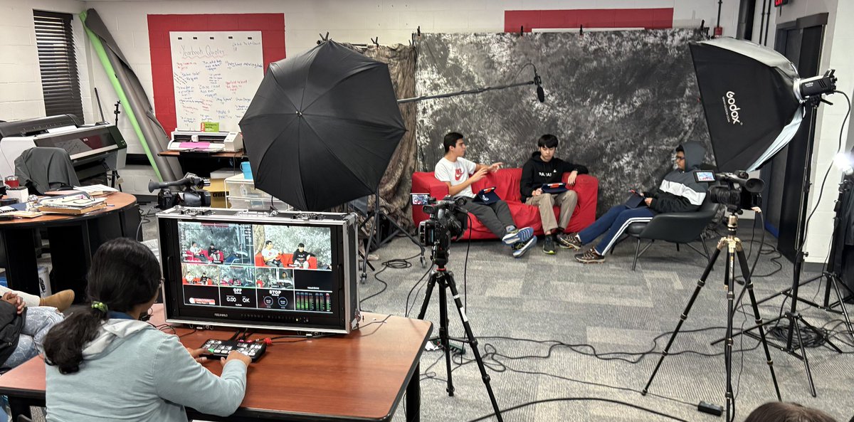 Our Principles of Arts AV learners producing podcast for a project focusing on the evolution of graphic design and its profound cultural impact over time. This insightful discussion sheds light on how design shapes perceptions and influences society. #NTHCLegacy