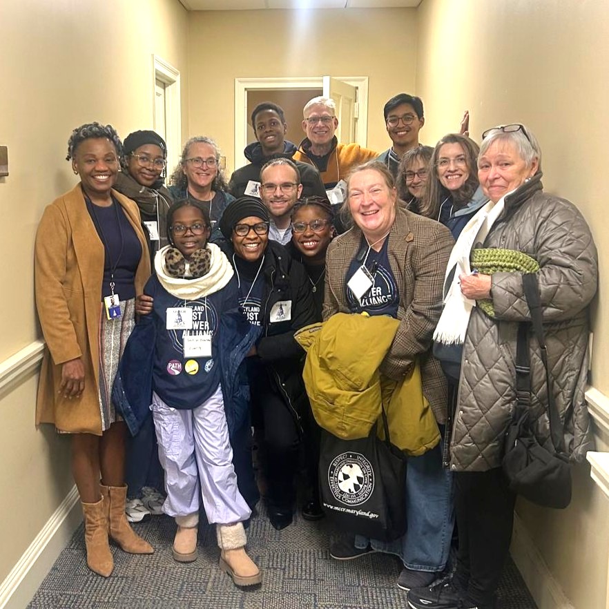 Maryland Just Power Alliance (@mdjustpower) on Twitter photo Yesterday, over 100 of us met with our state legislators in Annapolis again! We asked them to support our priorities:
🏘️The Housing for Jobs Act,
🗝️Good Cause Eviction,
🛡️Immigrant protections,
📚Pre-K expansion, and
🔄The ReNEW Act.
We also co-hosted this event with <a href="/IPLdmv/">IPL (DC.MD.NoVA)</a>. Yesterday, over 100 of us met with our state legislators in Annapolis again! We asked them to support our priorities:
🏘️The Housing for Jobs Act,
🗝️Good Cause Eviction,
🛡️Immigrant protections,
📚Pre-K expansion, and
🔄The ReNEW Act.
We also co-hosted this event with <a href="/IPLdmv/">IPL (DC.MD.NoVA)</a>.