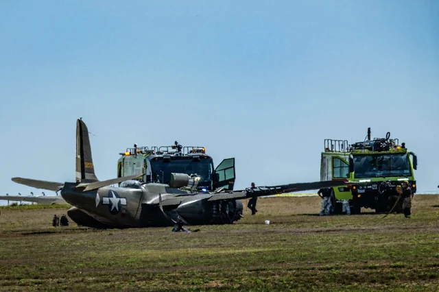 Understandably buried by larger news over the long weekend, but the last flying Douglass A-20 Havoc crashed near Laredo International Airport during the WBCA Stars and Stripes Air Show on Sunday. 

The pilot was injured (is recovering), and the airframe may never fly again.