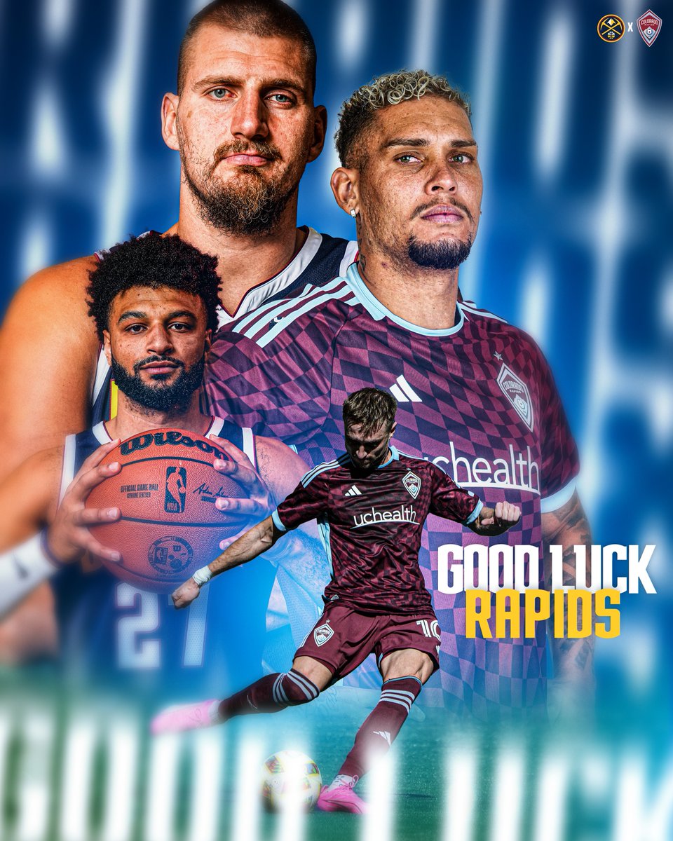 nuggets's tweet photo. Let's get it goin'!

Good luck this season, @ColoradoRapids 🤝 https://t.co/9IARhrhTQW