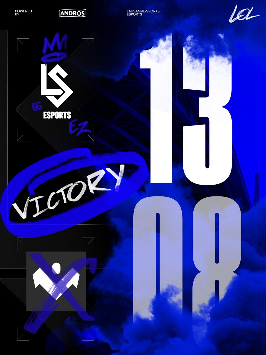 Hopp laaa on remporte le match ESEA Advanced1⃣3⃣-0⃣8⃣ face à <a href="/viperioesports/">Viperio</a> 💪

Restez connecté le prochain match est demain à 19H!

#AllezLausanne 🔵⚪️