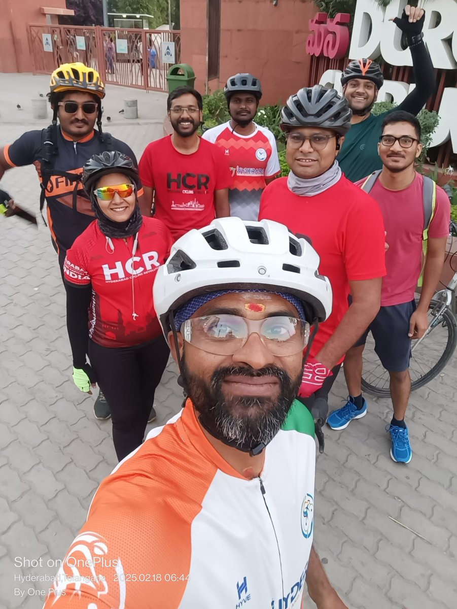 Happy Hyderabad Cyclist