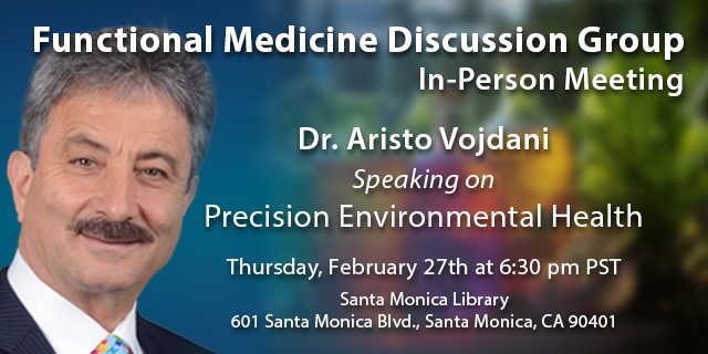 CyrexLabs's tweet image. Dr. Vojdani will be joining Dr. Ben Weitz &amp;amp; the Functional Medicine Discussion Group to discuss Precision Environmental Health. To attend please RSVP today by sending an email to weitzchiro@yahoo.com with Vojdani RSVP in the subject line.
