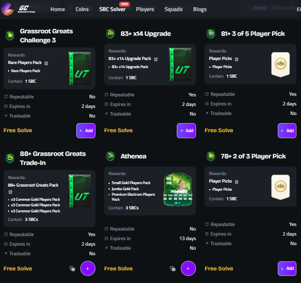 Gamecurrencynet's tweet photo. 🚨 New SBCs just dropped! 🚨
Don’t miss out on these insane FC25 rewards!👇🔥
https://t.co/vFruzx5U69
#FC25 #EAFC25 #sbcsolution #SBC https://t.co/v9qHpt5pIk