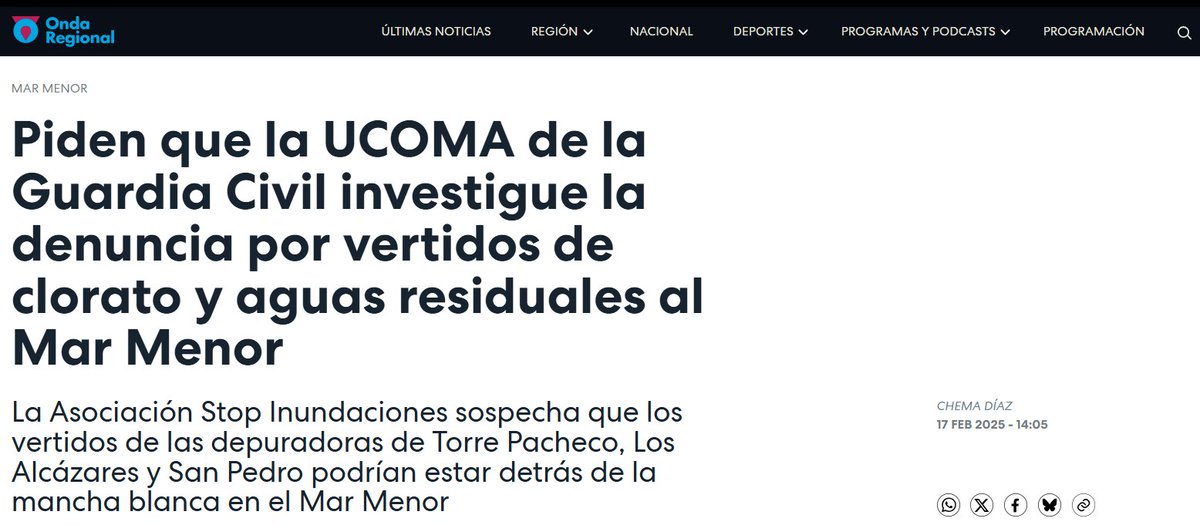 agroIngenieros Mar Menor tweet media