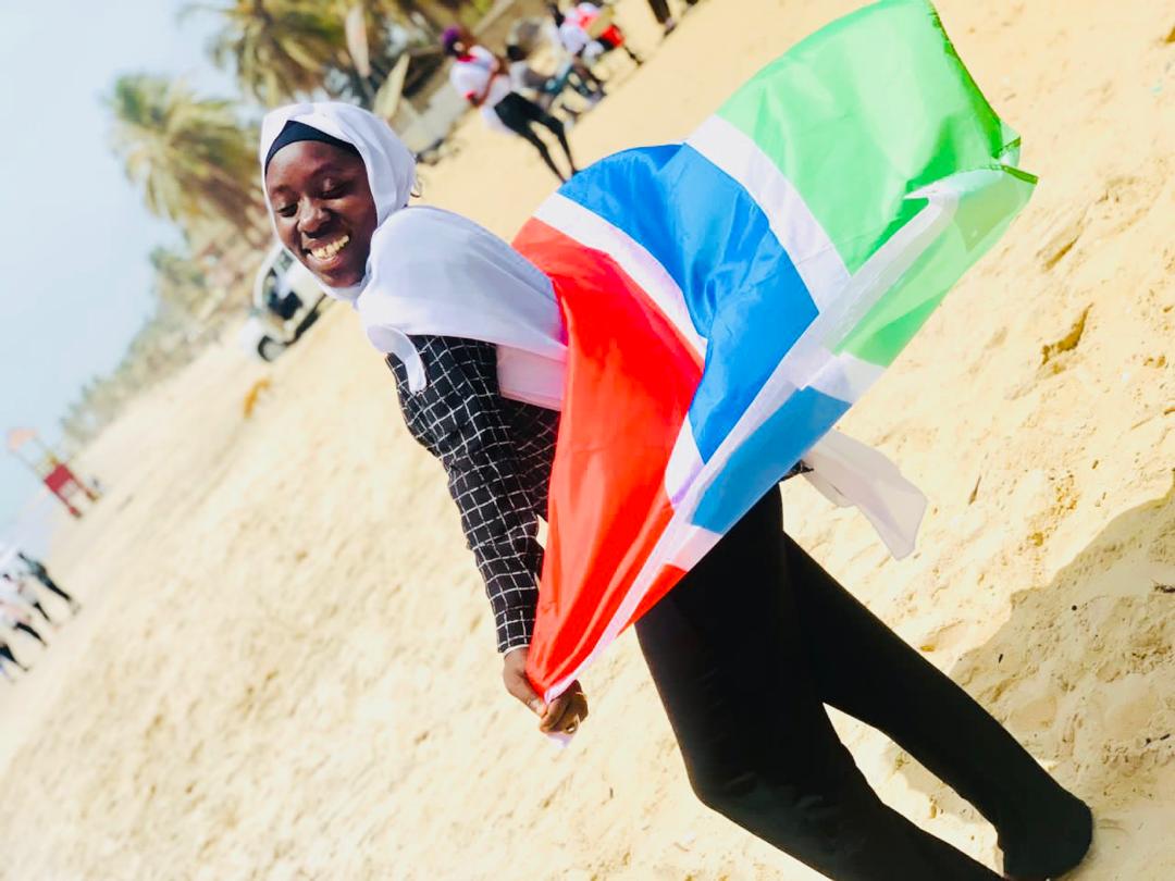 sillah_binta's tweet photo. The flag and the face combined.
#ForTheGambiaOurHomeLand
#ForTheGambiaEverTrue https://t.co/RQVvMLGtjR