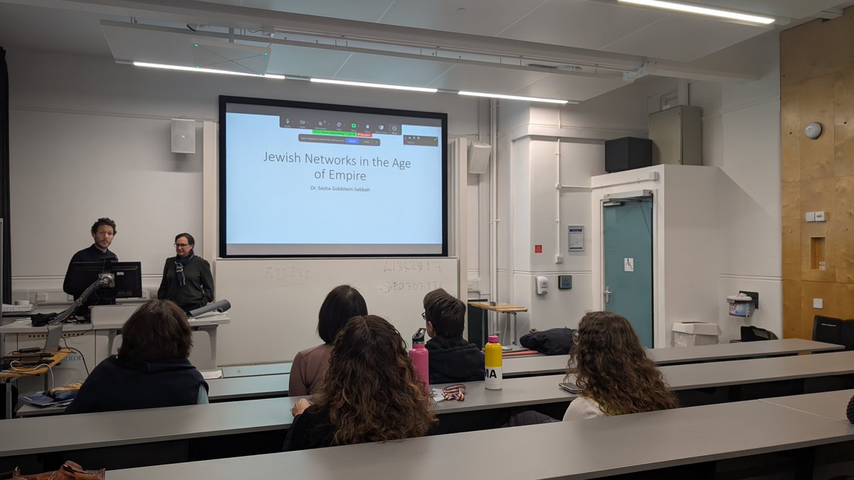 Parkes Institute (@parkesinstitute) on Twitter photo The annual Karten lecture, delivered this year by our visiting fellow Sasha Goldstein-Sabbah <a href="/sashargs/">Dr. Sasha Goldstein-Sabbah</a> from the University of Groningen <a href="/FacultyofArtsUG/">Faculty of Arts - University of Groningen</a>, has now started! The annual Karten lecture, delivered this year by our visiting fellow Sasha Goldstein-Sabbah <a href="/sashargs/">Dr. Sasha Goldstein-Sabbah</a> from the University of Groningen <a href="/FacultyofArtsUG/">Faculty of Arts - University of Groningen</a>, has now started!