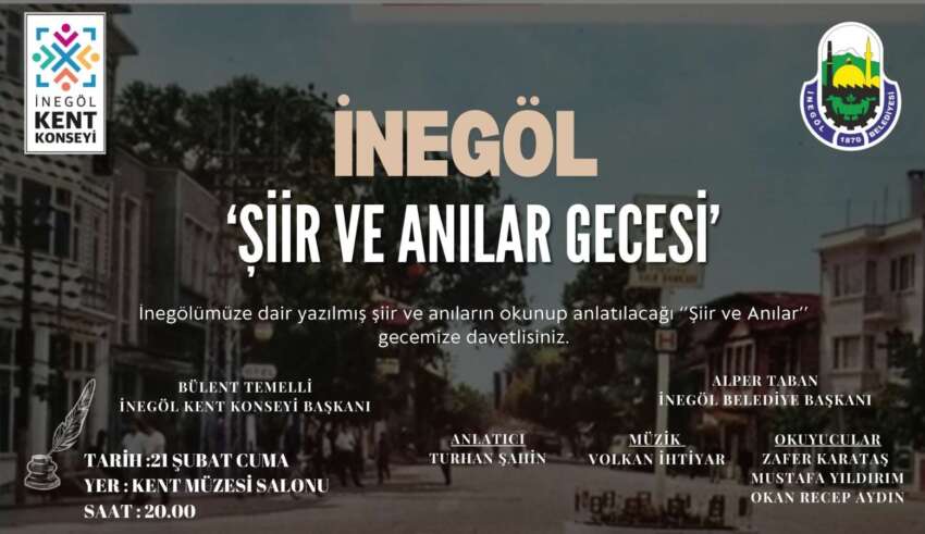 TurkSoylem's tweet image. İnegöl Belediyesi’nden Şiir Ve Anılar Gecesine Davet

bursasoylem.com/2025/02/18/ine…

#inegöl #kent #konseyi