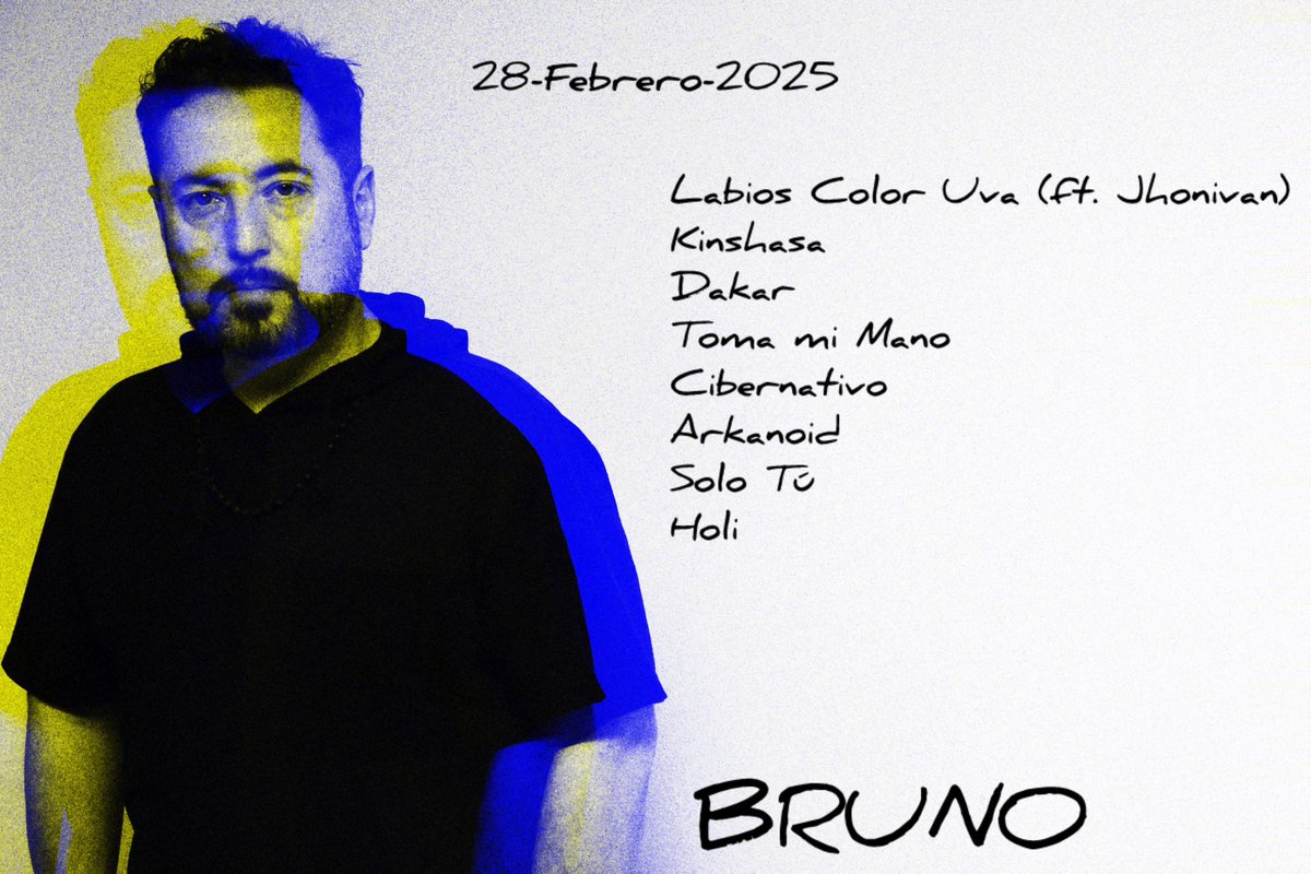 Aquí el tracklist de CIBERNATIVO, mi segundo disco q estará dispo el 28 de febrero.
Pre guarda aquí 

links.altafonte.com/bruno_cibernat…