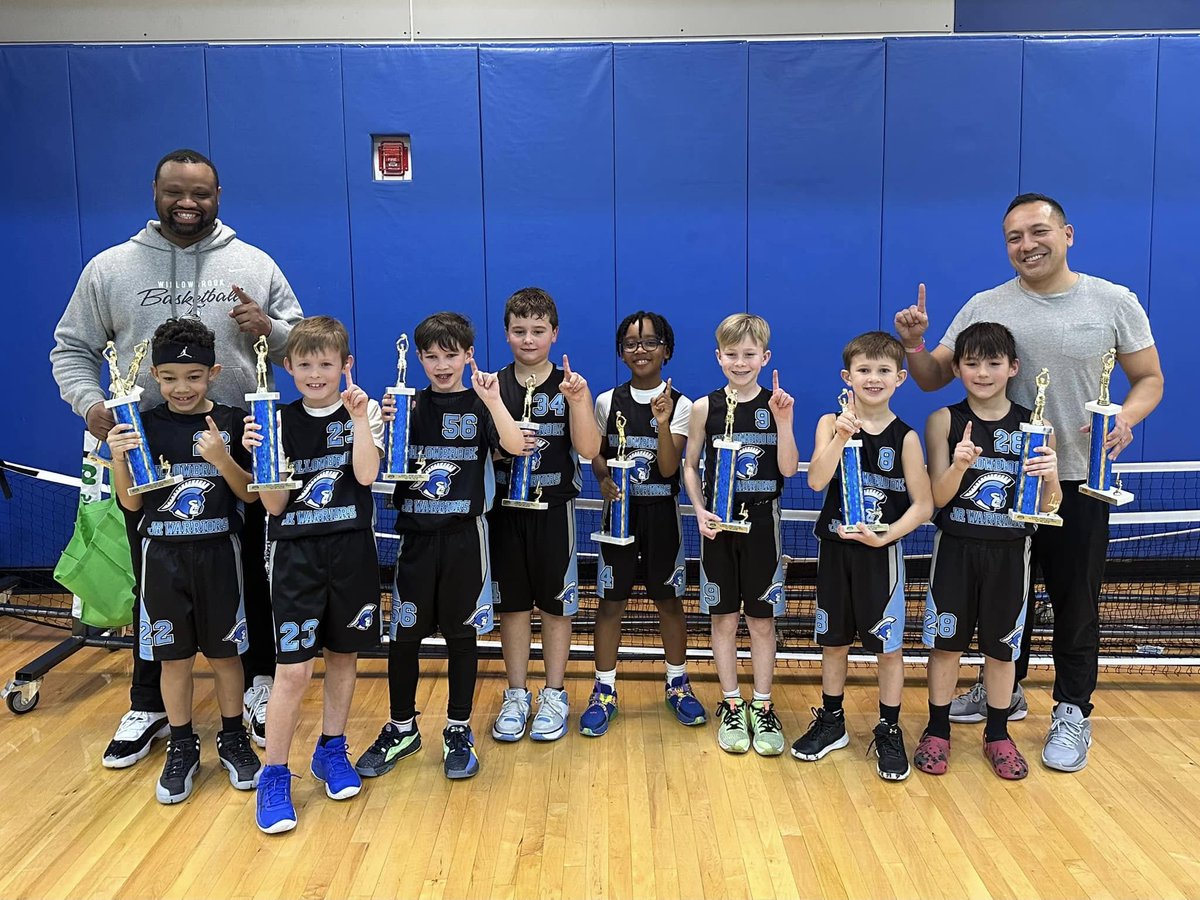 Congrats to our youngest Jr Warriors as our 3rd Grade boys finished a successful first season this weekend! We're proud of the hard work Coach Perkins, Coach Navarro and the boys put in as we build the foundation for success on and off the court! #trusttheprocess #buildtheculture