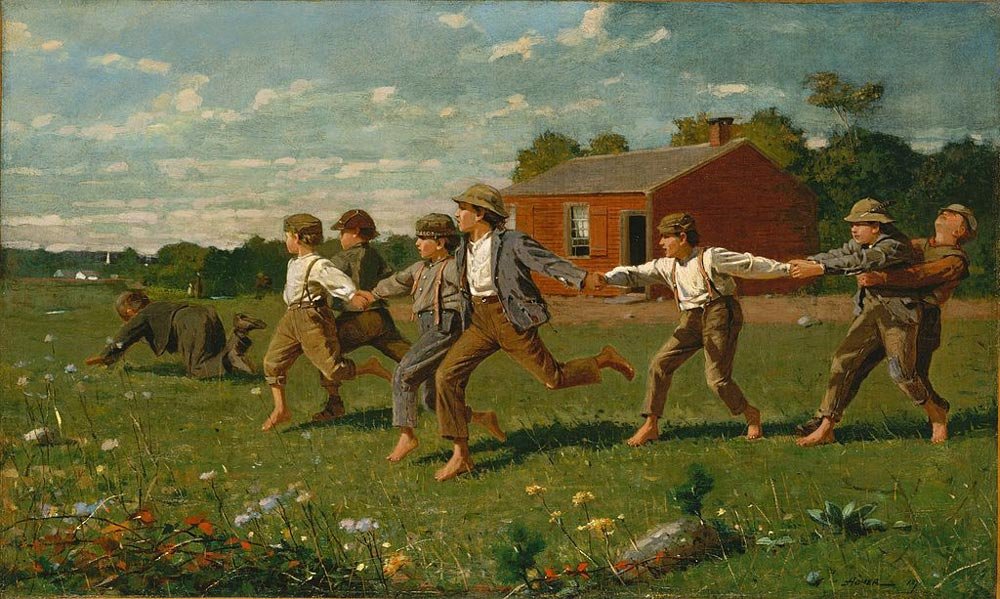 🧵American Art Thread: Winslow Homer (1836–1910)

I bet at some point you've seen the painting shown below, Snap the Whip(1872), but how much do you know about Winslow Homer and his other works?

Widely regarded as one of the greatest artists of the 19th century. Winslow Homer