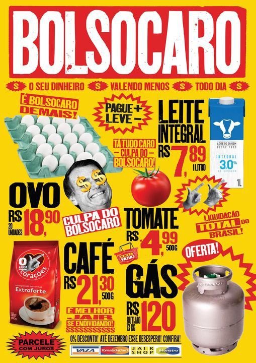 Tudo caro!