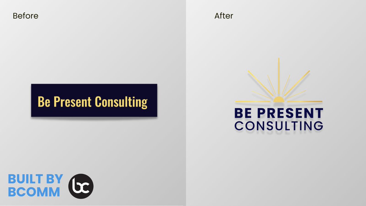 BonnerComm's tweet image. We’re excited to unveil Be Present Consulting’s new logo, a symbol that reflects their mission of empowering communities and driving meaningful change. 

At BCOMM, we believe strong visuals tell a powerful story. Stay tuned as we continue to design Be Present’s marketing assets!
