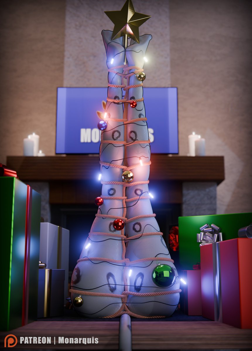 Momo has a surprise for you. While you were working, she prepared the new Christmas tree 🎄