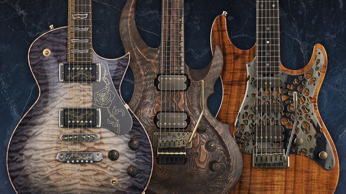 ESP's Exhibition Limited Series 2025 is here. These guitars are a collection of fine art in the form of musical instruments. Only one of each model has been created by the master luthiers at the ESP Custom Shop in Japan. #espguitars
Info &amp; Where to buy: espguitars.com/pages/exhibiti…