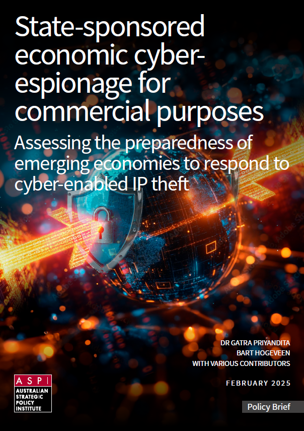ASPI (@aspi_org) on Twitter photo 🚨 NEW REPORTS 🚨
<a href="/ASPI_CTS/">ASPI Cyber, Tech & Security</a>'s <a href="/GPriyandita/">Gatra Priyandita</a> and <a href="/BartHoogeveen/">Bart Hoogeveen</a> have released two new reports examining how the international community has responded to the threat of economic cyber-espionage following the G20 agreement made 10 years ago.
Read them here ➡️ bit.ly/3D03Q8R 🚨 NEW REPORTS 🚨
<a href="/ASPI_CTS/">ASPI Cyber, Tech & Security</a>'s <a href="/GPriyandita/">Gatra Priyandita</a> and <a href="/BartHoogeveen/">Bart Hoogeveen</a> have released two new reports examining how the international community has responded to the threat of economic cyber-espionage following the G20 agreement made 10 years ago.
Read them here ➡️ bit.ly/3D03Q8R