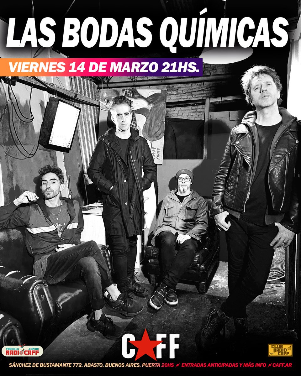 Primer show del año.
14 MARZO 21hs
Presentando RAZONES PODEROSAS
<a href="/CAFFierro/">CAFF</a> 
.
.
Ph <a href="/lados_v/">VS</a>