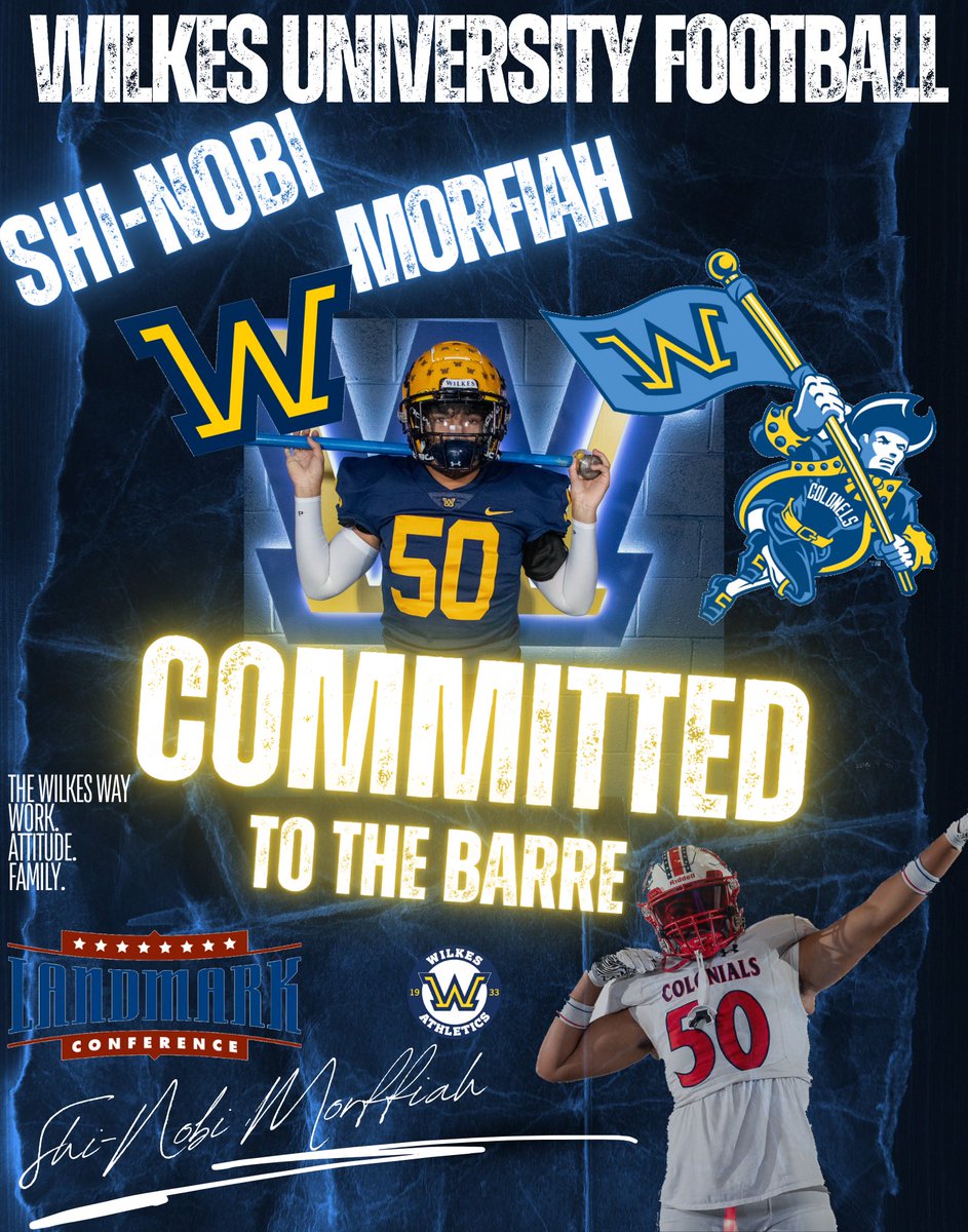 NobiTooGood's tweet photo. 100% committed to Wilkes University @CoachBiever @Coach_Bantell @FryRonnie @PWHS_Football #thewilkesway #AGTG #nextchapter #Committed https://t.co/jrPScJMLaK