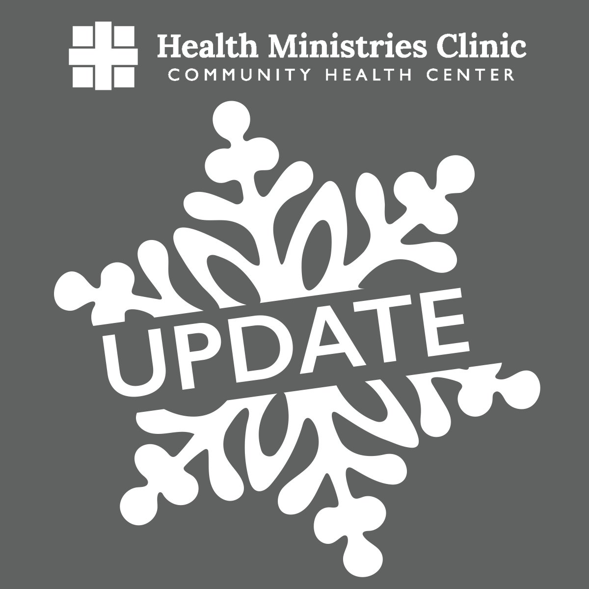 ⚠️🚨 Weather Update 🚨⚠️

Due to road conditions, HMC transportation and pharmacy delivery services will not be available tomorrow, Wednesday, February 19th. ❄️🚗

We apologize for any inconvenience and appreciate your understanding. Stay safe and stay warm!