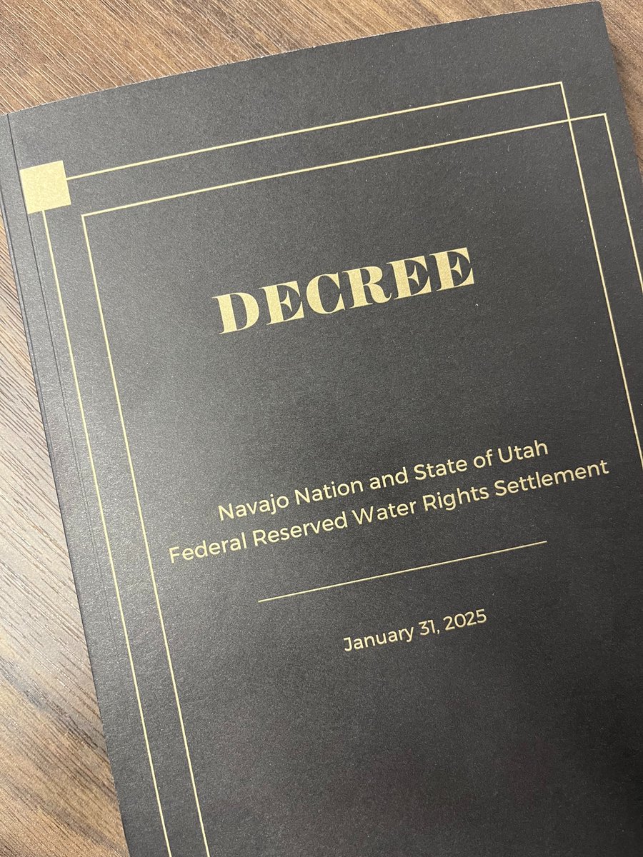 Utah Division of Water Rights (@utwaterrights) on Twitter photo We are pleased to be a part of the final step that will bring 81,500 acre feet of water each year to the Navajo Nation in Utah, and we look forward to joining friends and colleagues tomorrow at the <a href="/UTStateCapitol/">UTAH STATE CAPITOL</a> to celebrate this achievement. <a href="/NavajoCouncil/">25th Navajo Nation Council</a> <a href="/LGHendersonUtah/">Lt. Gov. Deidre M. Henderson</a> We are pleased to be a part of the final step that will bring 81,500 acre feet of water each year to the Navajo Nation in Utah, and we look forward to joining friends and colleagues tomorrow at the <a href="/UTStateCapitol/">UTAH STATE CAPITOL</a> to celebrate this achievement. <a href="/NavajoCouncil/">25th Navajo Nation Council</a> <a href="/LGHendersonUtah/">Lt. Gov. Deidre M. Henderson</a>